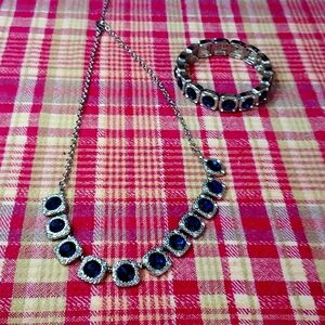 Statement Necklace and bracelet Parure